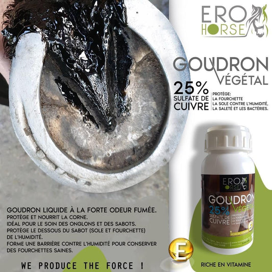 Goudron végétal Ero Horse – Soin des sabots – Flacon